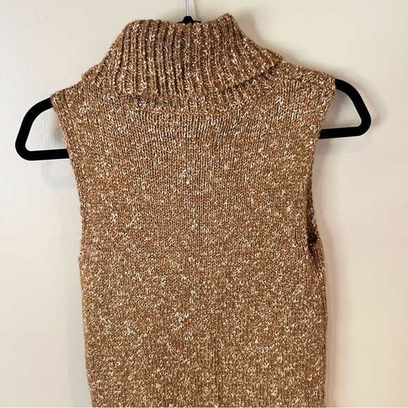 Anthropologie Turtleneck Sleeveless High Low Tunic Sweater | XS - Picture 8 of 10